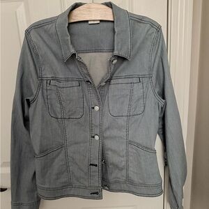 CAbi Gray Jean Jacket
